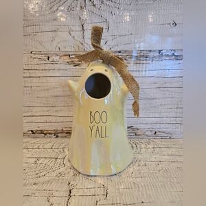 Rae Dunn "Boo Y'all" Irridescent Birdhouse